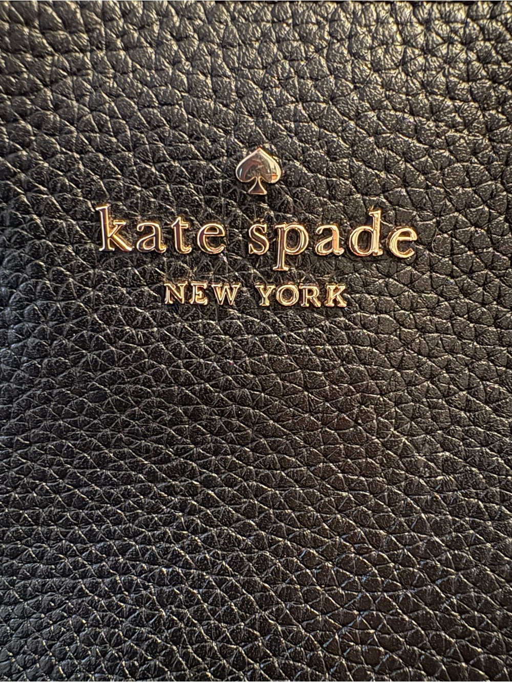 kate spade Black Pebbled Leather Satchel with Shoulder Strap - Picture 2 of 4
